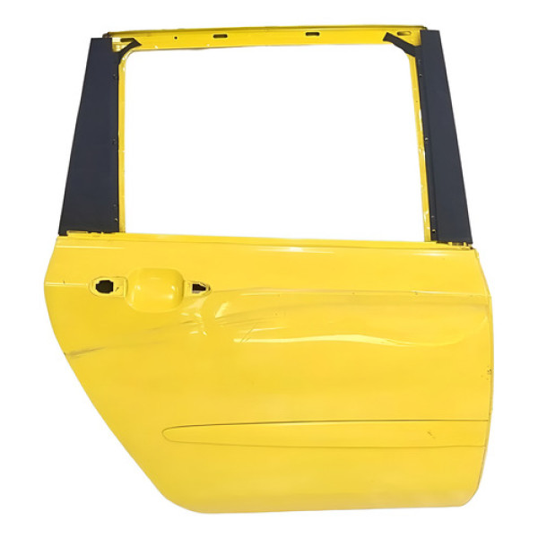 Porta Traseira Direita Fiat Stilo 2009 Original 117599 Traseira Direito Amarelo