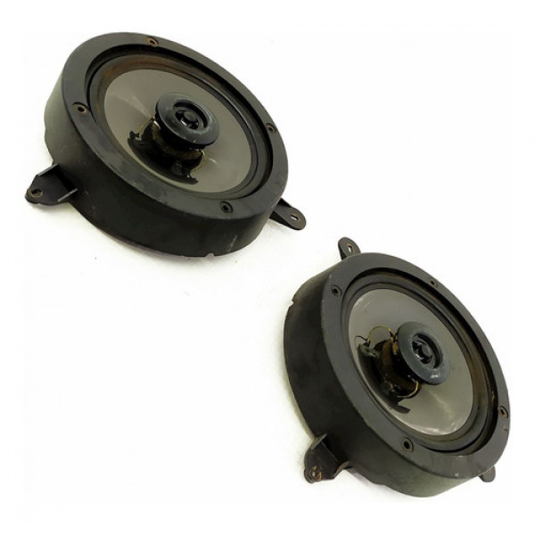 Par Alto-falante Porta Dianteira Vw Parati 1.6 A 2001 125340 Preto