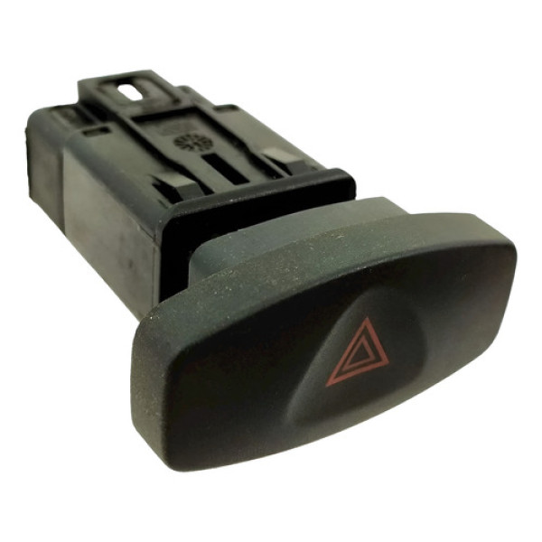 Botão Pisca-alerta Renault Sandero 2012 Original 10748 Preto