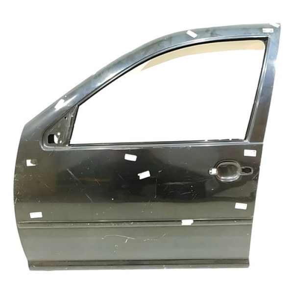 Porta Dianteira Esquerda Vw Bora 2001 Original 48742 Dianteira Esquerdo Preto