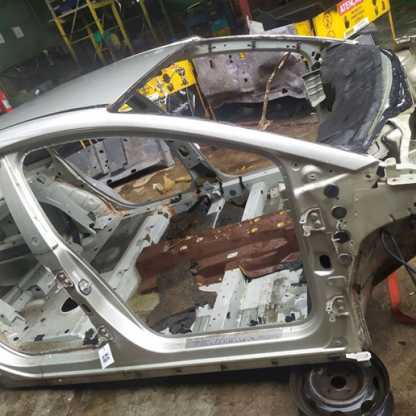 Caixa Ar Pé Coluna Central Direita Citroën C4 Pallas  2008 1