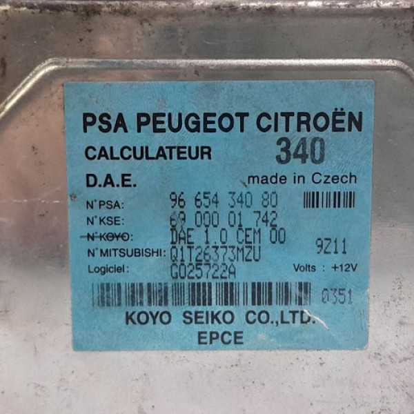 Módulo Direção Elétrica  Citroën C3 1.4 2011 197205 Não Informado