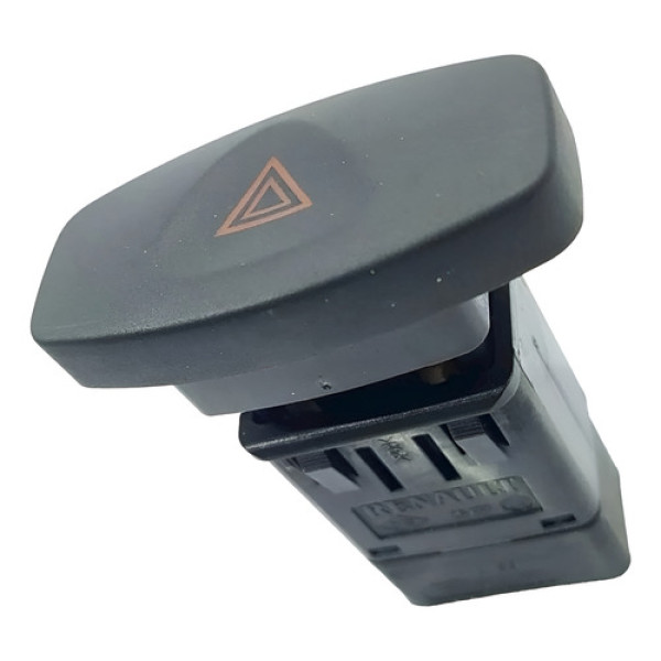 Botão Pisca-alerta Renault Logan 2013 Original 5848 - Preto