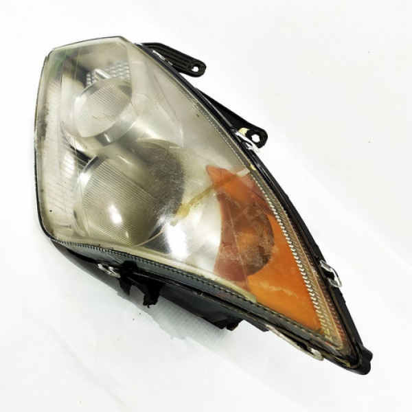 Farol Esquerdo Ford Fiesta 2009 Original 100523