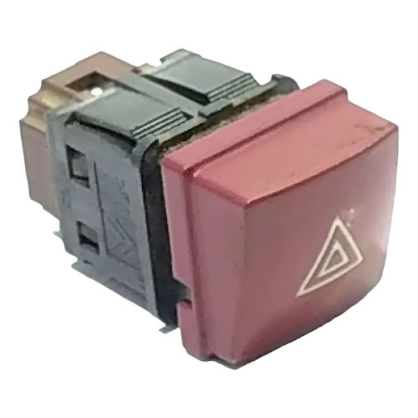 Botão Pisca-alerta Peugeot 207 2010 Original 9797 - Preto