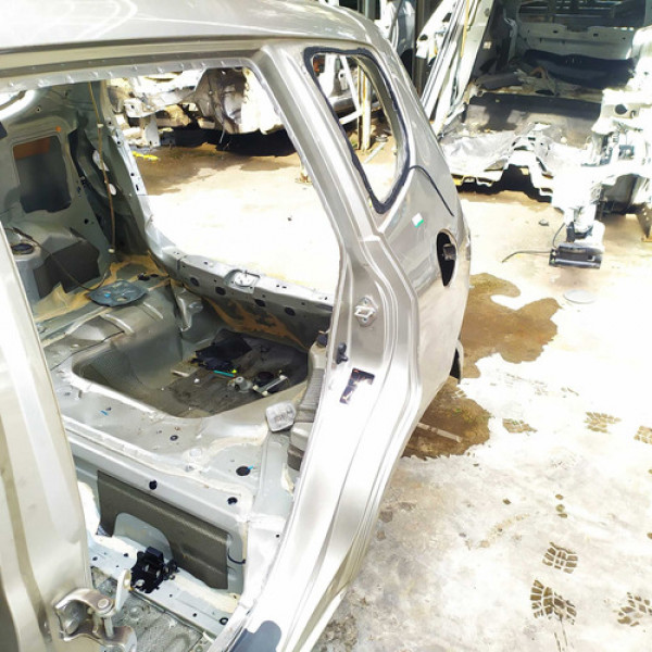 Lateral Esquerda Honda Fit 2007 1305 Amassada