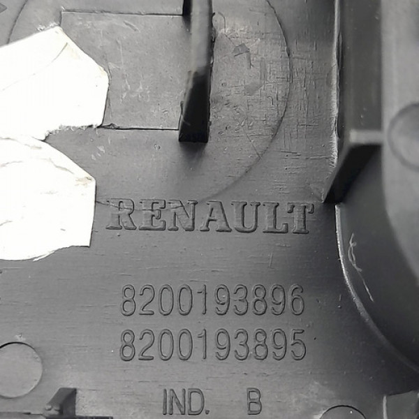 Acabamento Moldura Botão Falso Capa Painel Renault Clio 2013