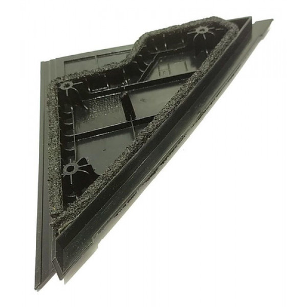 Moldura Externa Porta Traseira Esquerda Hb20 Original 111727 Preto
