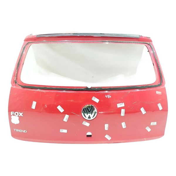 Tampa Traseira Vw Fox 2010 Original 43030 Vermelho