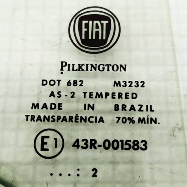 Óculos Porta Traseira Direita Fiat Palio Atract 1.0 2013 144