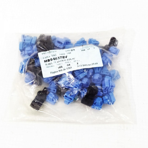 Bucha Ilhio Plástico Fixação Mitsubishi Mb 946378v 60 111417