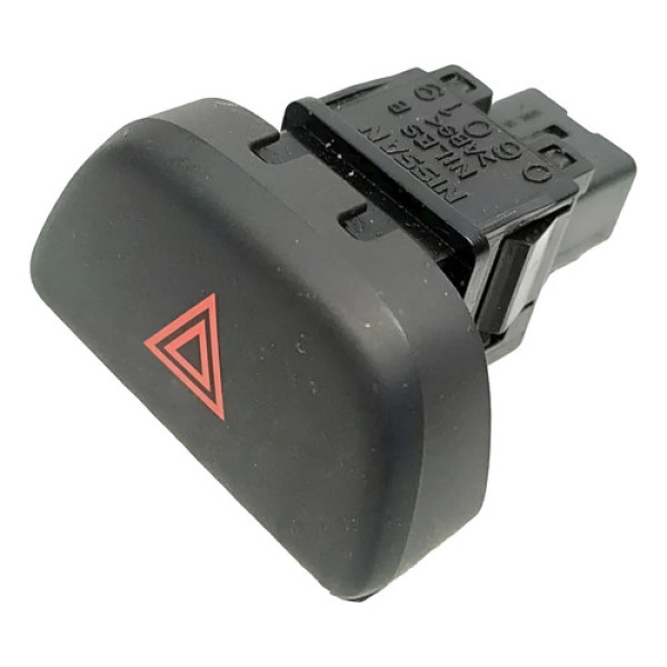 Botão Pisca-alerta Nissan March 2013 Original 9819 - Preto