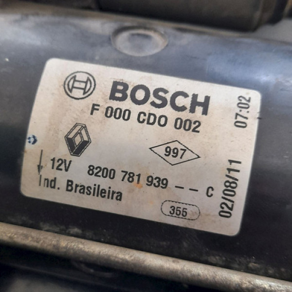 Motor De Arranque Renault Sandero 1.6 2012 V1759 - P26