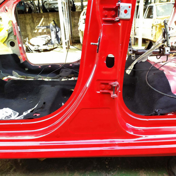 Coluna Central Esquerda Peugeot 208 2017 Original 1308