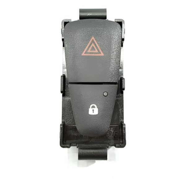 Botão Pisca-alerta Trava Portas Sandero 2015 Original 52091 - Preto