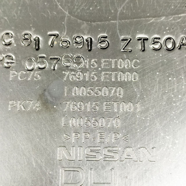 Acabamento Inferior Coluna Central Direita Nissan Sentra 201