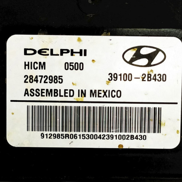 Modulo Controle Ecu Hyundai Hb20 2017 Original 43670    4367