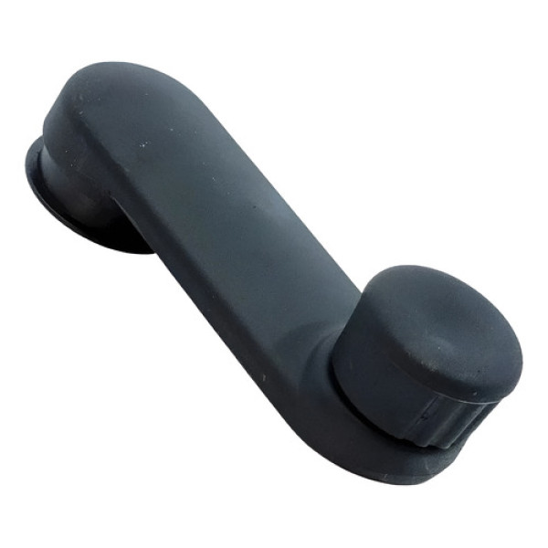 Manivela Vidro Dianteiro Direito Sandero 2017 Original 51440 Preto