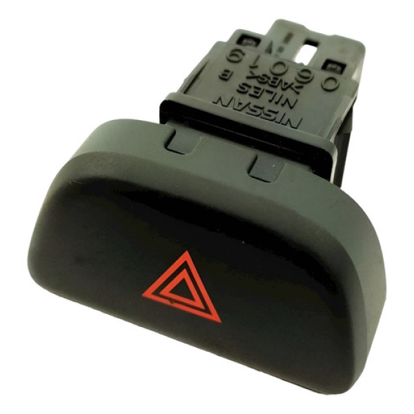 Botão Pisca-alerta Nissan March Sv 2012 Original 89686 Preto