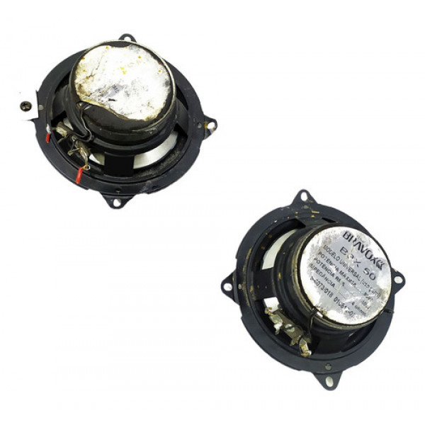 Par Alto-falante Bravox B3x 50    146812 Preto E Vermelho