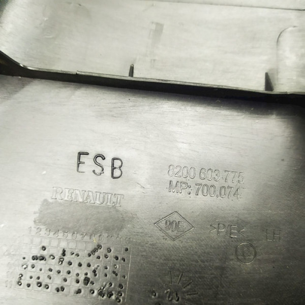 Capa Inferior Esquerda Coluna Central Sandero 1.0 2012 72804