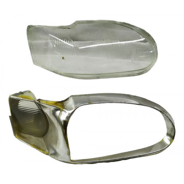 Lente Farol Direito Ford Escort 1.6 2001 158885