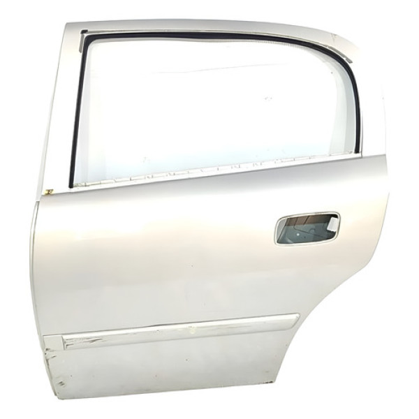 Porta Traseira Esquerda Gm Astra Gls Sed  2000 V1510 - P35 Esquerdo Prateado