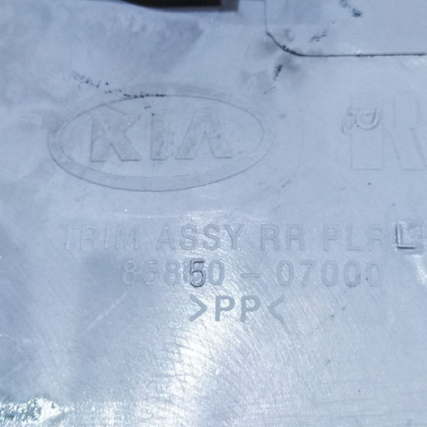 Capa Coluna Traseira Esquerda Kia Picanto Ex 1.1 2007 40790 Não Informado