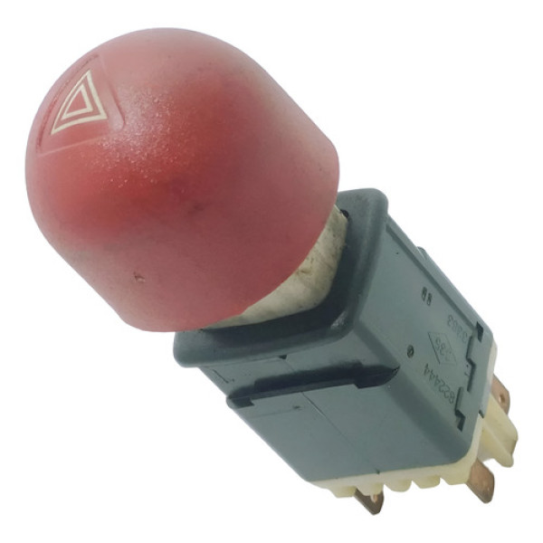 Botão Pisca-alerta Renault Twingo 1998 Original 107871 - Preto