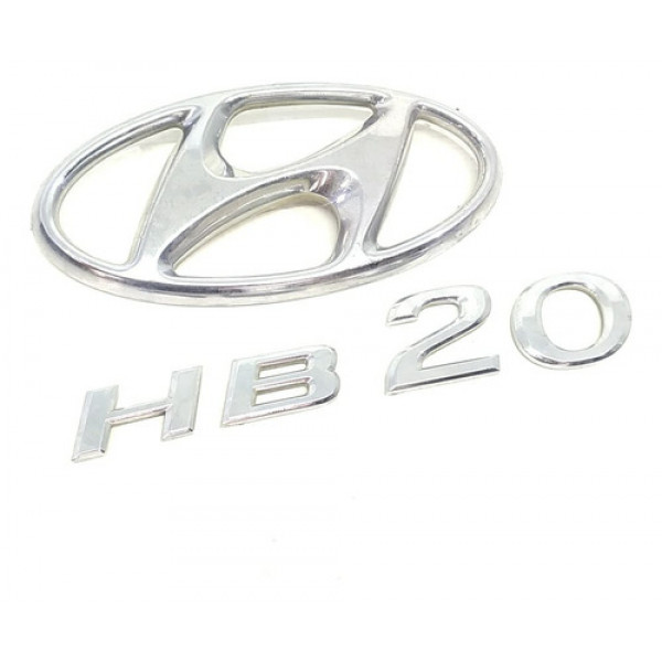 Emblema Letreiro Tampa Traseira Hyundai Hb20 1.0  2019 13242