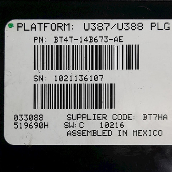 Módulo Sync Ford Edge 3.5 2011 198087 Não Informado