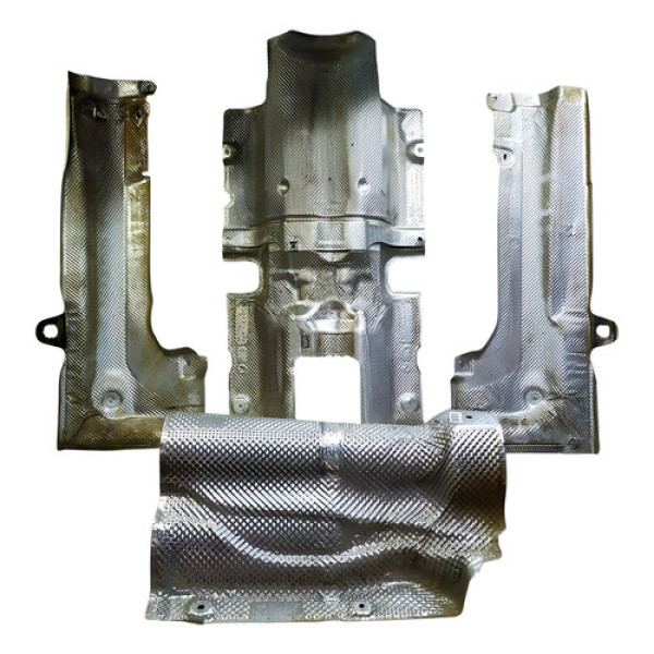 Kit Defletor Calor Escapamento  Mercedes-benz C 200k 1.8 200