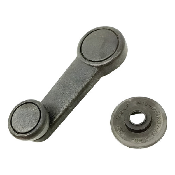 Manivela Vidro Dianteiro Esquerdo Ford Fiesta 2004 54261 Preto