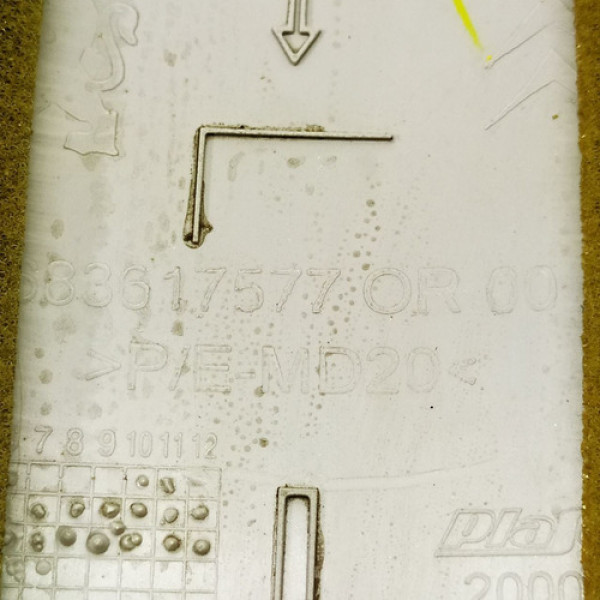 Capa Superior Coluna Central Direita Peugeot 207 Q.silver 20