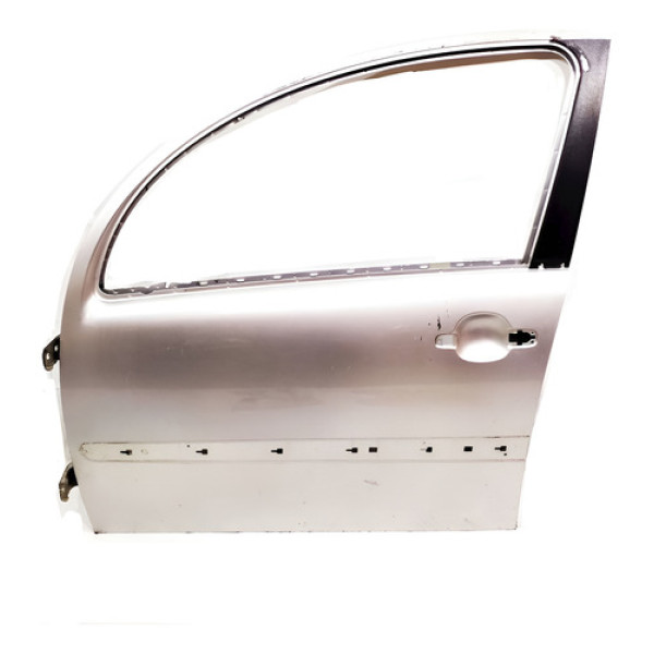 Porta Dianteira Esquerda Citroën C3 1.4  2011 V1377 - P33 Prateado