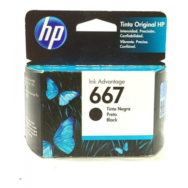 Cartucho Tinta Impressora Hp 667 3ym79al 56350