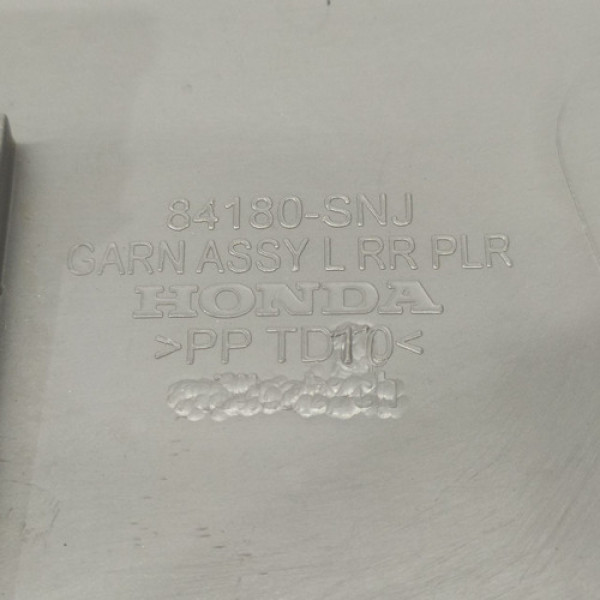 Capa Coluna Traseira Esquerda Honda Civic Lxs 2007 102948