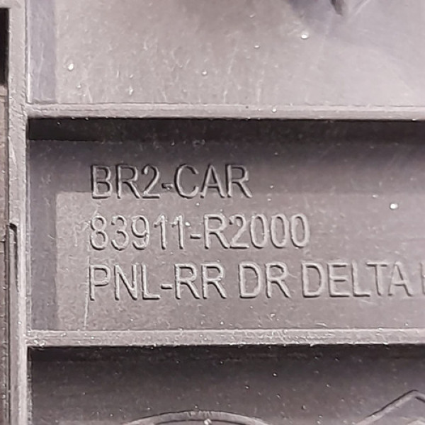 Acabamento Interno Porta Traseira Esquerda  Hyundai Hb20 1.0 Não Informado