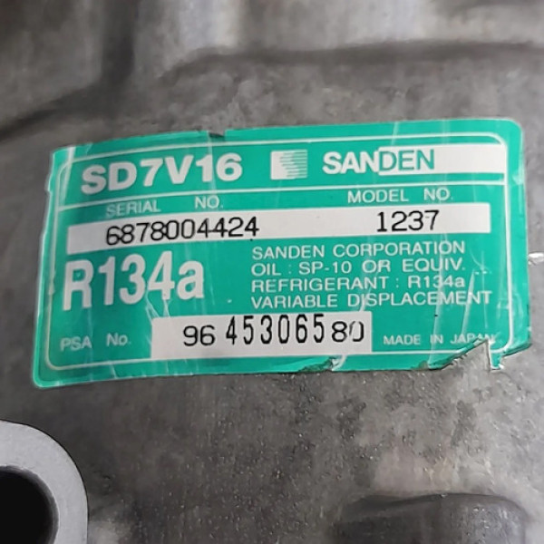 Compressor Do Ar Citroën Xsara 2.0 16v 2005 V1800 - P11