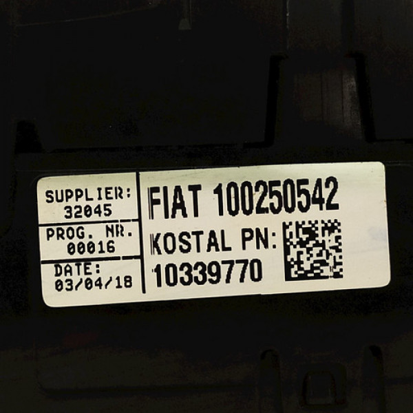 Régua Botões Fiat Cronos 1.8 16v At 2019 94350