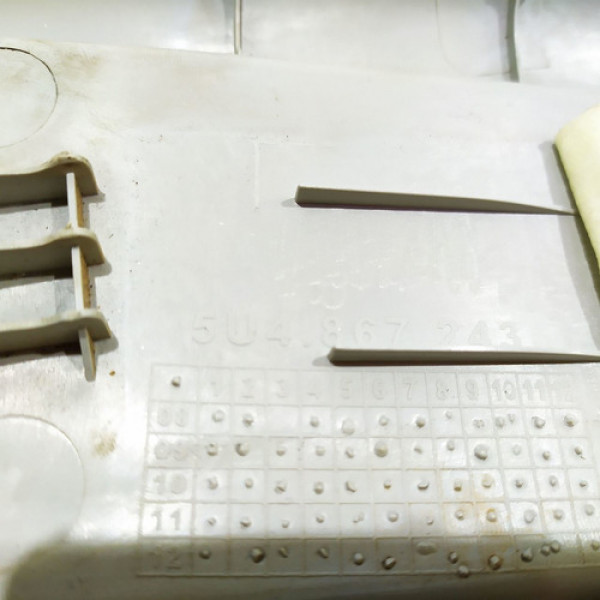 Capa Superior Esquerda Coluna Central Vw Gol G7 2017 7481