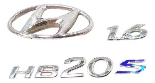Emblema Tampa Traseira Hyundai Hb20 2014 Original 11996