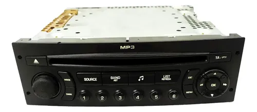 Rádio Toca Cd Mp3 Original Citroën C4 1.6 16v Hb 2010 149412