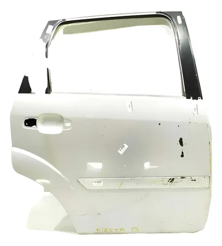 Porta Traseira Direita Ford Fiesta 2013 Original 43909 Traseira Direito Bege